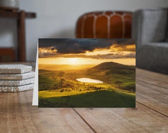 Lake District Greeting Card • Over Water and Binsey