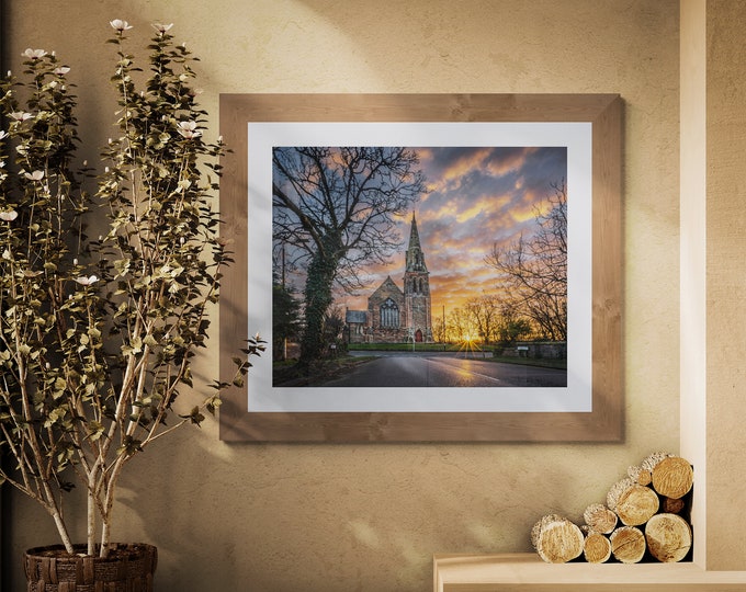 City of Carlisle Fine Art Photograph • St James Church from Goschen Road • Unframed Print