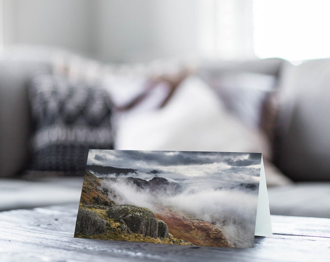 Lake District Greeting Card • Helm Crag from Calf Crag