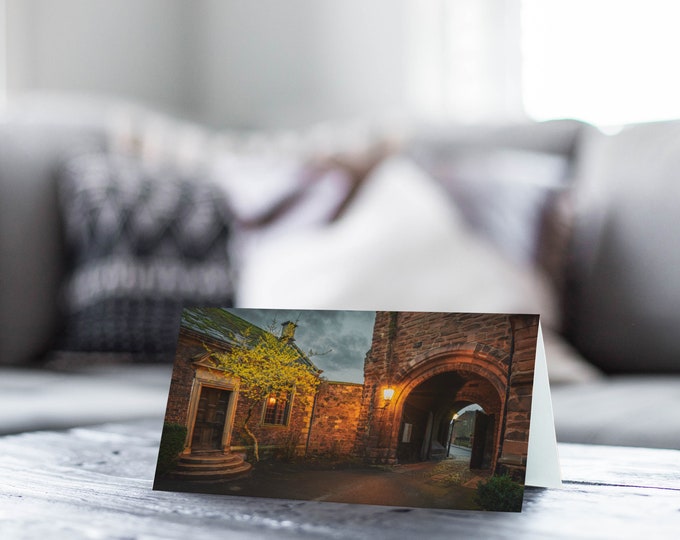 City of Carlisle Greeting Card • Abbey Gate & Bishops Registry