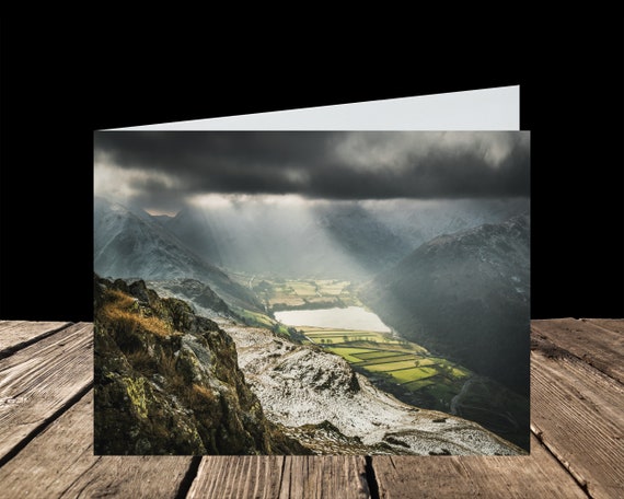 Brothers Water from Angletarn Pikes, Lake District - Greeting Card