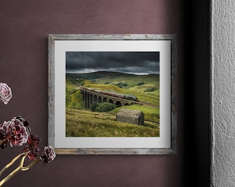 Settle & Carlisle Railway Fine Art Photograph • The Eden Express crosses Arten Gill Viaduct • Unframed Print