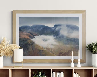 Lake District Fine Art Photograph • Scafells and Mickledore • Unframed Print