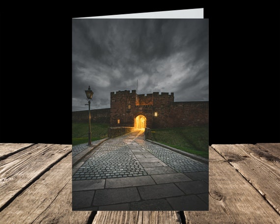De Ireby's Tower: Carlisle Castle III, City of Carlisle - Greeting Card