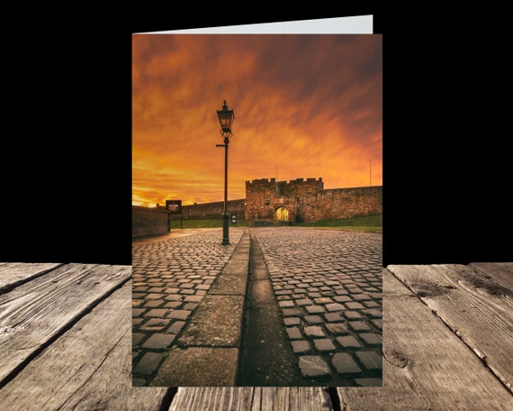 De Ireby's Tower: Carlisle Castle VIII, City of Carlisle - Greeting Card