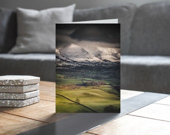 Lake District Greeting Card • Blencathra beyond St John's in the Vale
