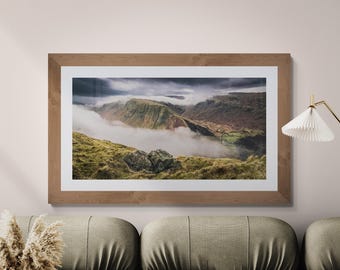 Lake District Fine Art Photograph • Steel Fell and Wyth Burn • Unframed Print