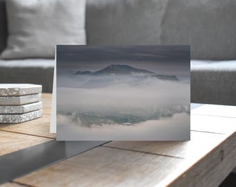 Lake District Greeting Card • Skiddaw beyond Tewet Tarn