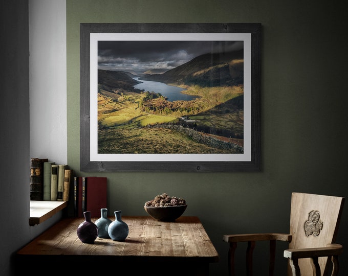 Lake District Fine Art Photograph • Thirlmere from Steel Fell • Unframed Print
