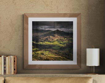 Lake District Fine Art Photograph • Dunnerdale from The Pike • Unframed Print