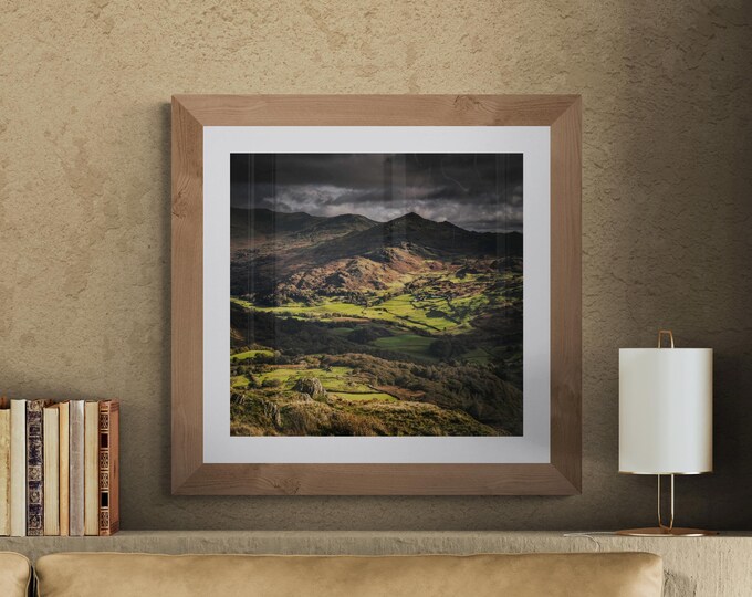 Lake District Fine Art Photograph • Dunnerdale from The Pike • Unframed Print