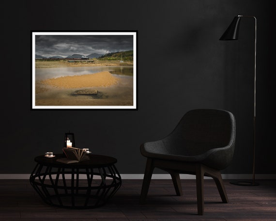 45690 Leander from the River Irt, Cumbrian Coast Line, Lake District - Photographic Print