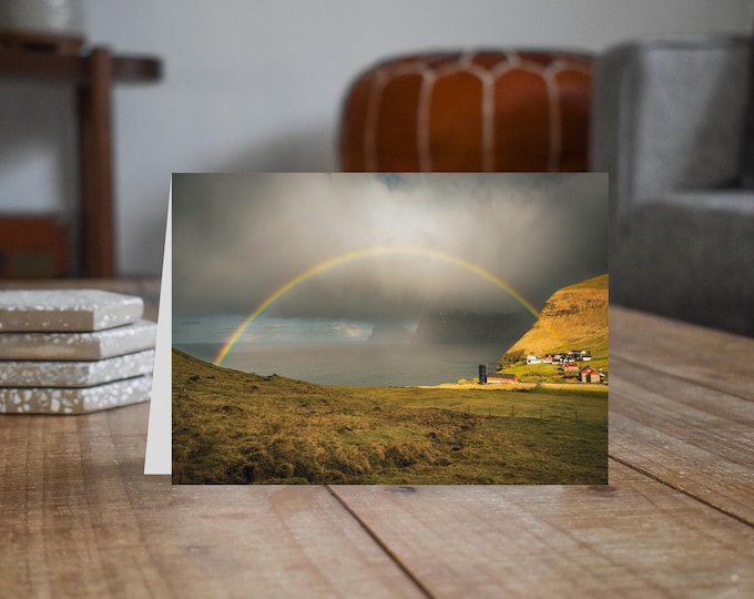 Faroe Islands Greeting Card • Trøllanes