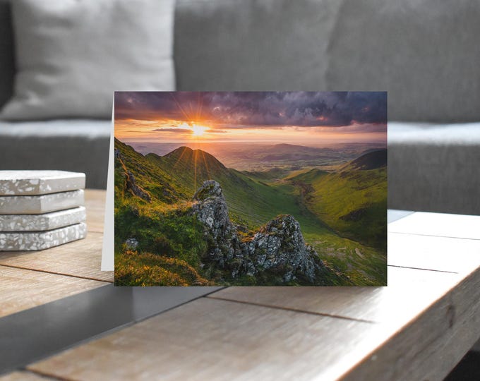 Lake District Greeting Card • Ullock Pike from Long Side