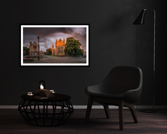 Carlisle Cathedral & Lodge from Castle Street, City of Carlisle - Photographic Print