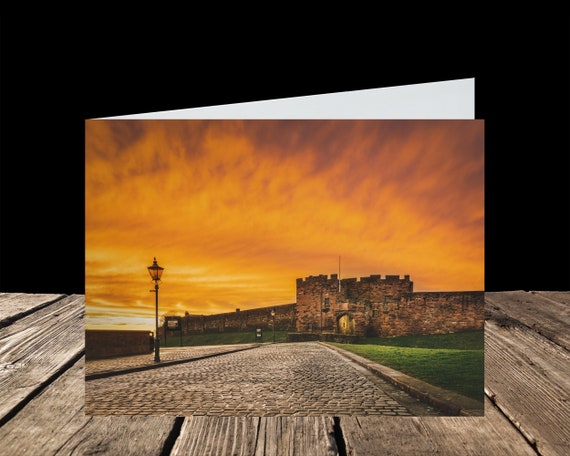 De Ireby's Tower: Carlisle Castle V, City of Carlisle - Greeting Card