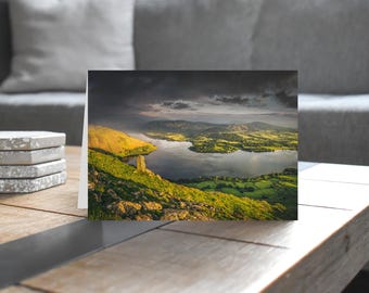 Lake District Greeting Card • Ullswater from Bonscale Pike II