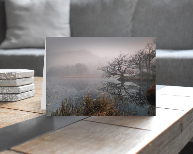 Lake District Greeting Card • Nab Scar beyond Rydal Water