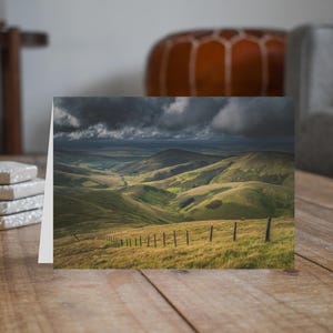 Scotland Greeting Card • Lightning Hill from Tudhope Hill