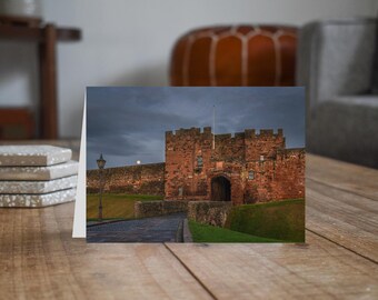 City of Carlisle Greeting Card • Beaver Moon beyond Carlisle Castle