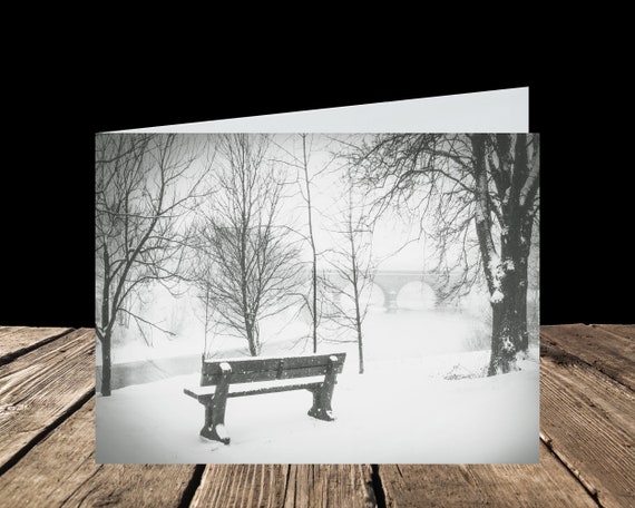 Eden Bridge from Bitts Park, City of Carlisle - Greeting Card