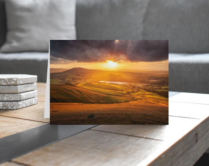 Lake District Greeting Card • Over Water from Great Cockup