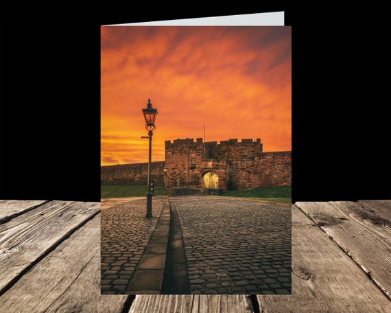 De Ireby's Tower: Carlisle Castle XII, City of Carlisle - Greeting Card
