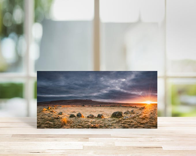 Lake District Greeting Card • Heughscar Hill beyond The Cockpit