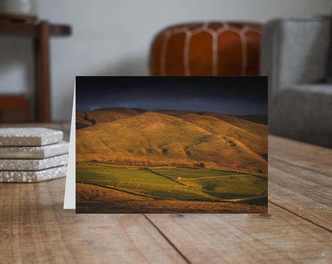 Lake District Greeting Card • Longlands Fell