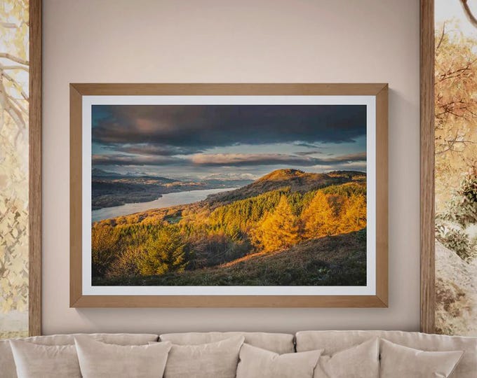 Lake District Fine Art Photograph • Windermere from Staveley Fell • Unframed Print
