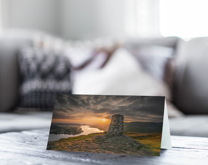 Lake District Greeting Card • Ullswater from Hallin Fell