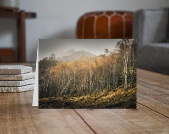 Lake District Greeting Card • Staveley Fell