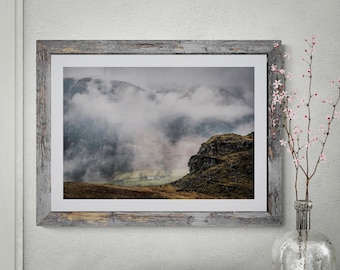 Lake District Fine Art Photograph • Bram Crag Farm from High Rigg • Unframed Print