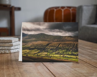 Yorkshire Dales Greeting Card • Wild Boar Fell above Mallerstang