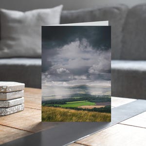Scotland Greeting Card • Nithsdale from Morton Mains Hill