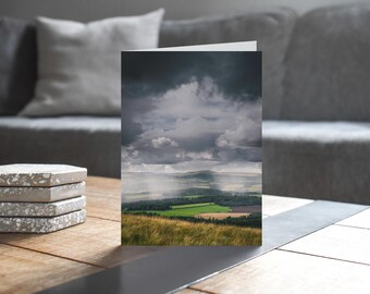 Scotland Greeting Card • Nithsdale from Morton Mains Hill