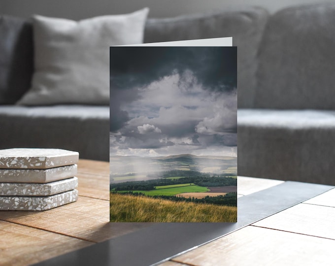 Scotland Greeting Card • Nithsdale from Morton Mains Hill