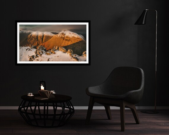 Great Gable & Kirk Fell from Lingmell, Lake District - Photographic Print