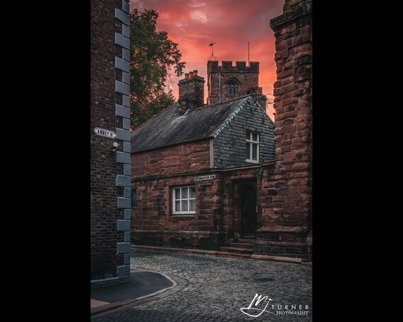 Carlisle Cathedral from Abbey Street, City of Carlisle - Photographic Print