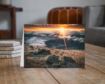 Iceland Greeting Card • Hekla