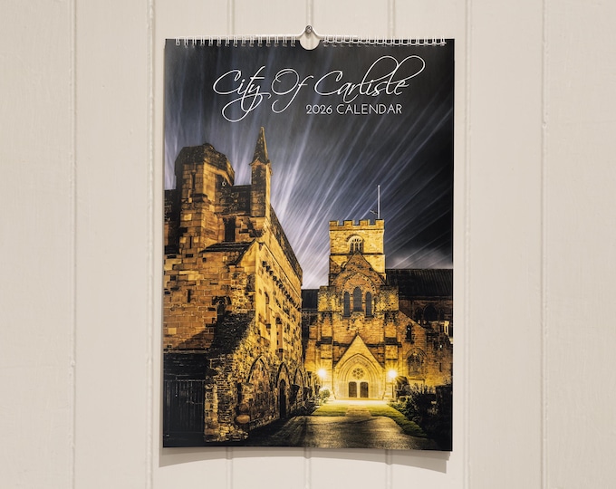City of Carlisle 2026 Calendar | Wall Planner | A3 Wall Calendar | Scenic Urban Photography