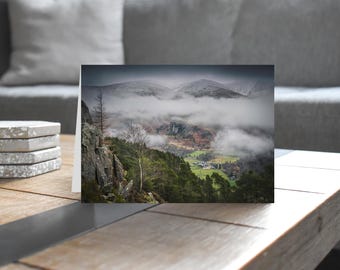 Lake District Greeting Card • Castle Rock from The Benn