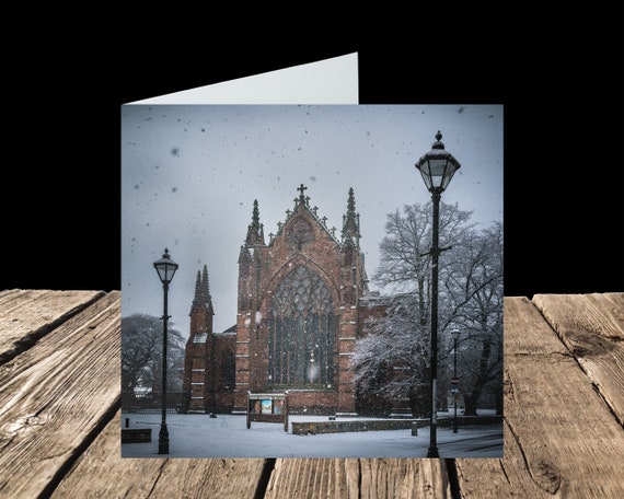 Carlisle Cathedral from Castle Street VIII, City of Carlisle - Greeting Card