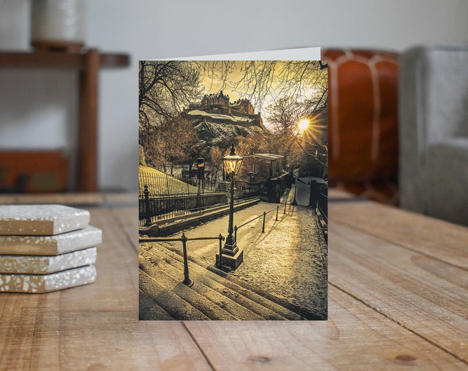 Edinburgh Castle Greeting Card • Scotland