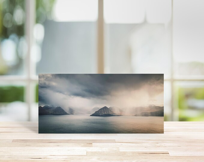 Faroe Islands Greeting Card • Eysturoy beyond The Depths