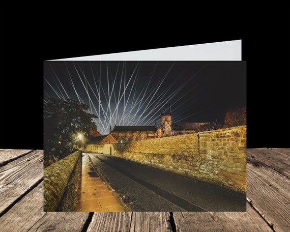 Carlisle Cathedral from West Walls II, City of Carlisle - Greeting Card