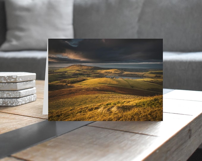 Lake District Greeting Card • Over Water and Binsey from Little Cockup