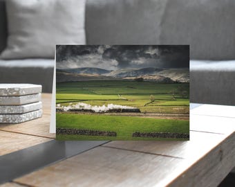 Lake District Greeting Card • Northern Belle passes The Lake District