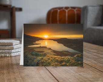 Lake District Greeting Card • Devoke Water from Seat How