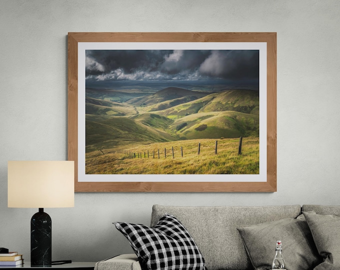 Scotland Fine Art Photograph • Lightning Hill from Tudhope Hill • Unframed Print